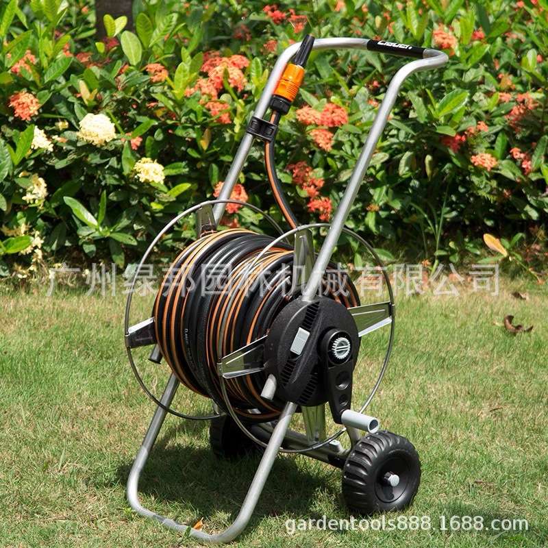 意大利嘉霸自动收管卷管器 浇花水管收纳浇水车 家用花园软管推车