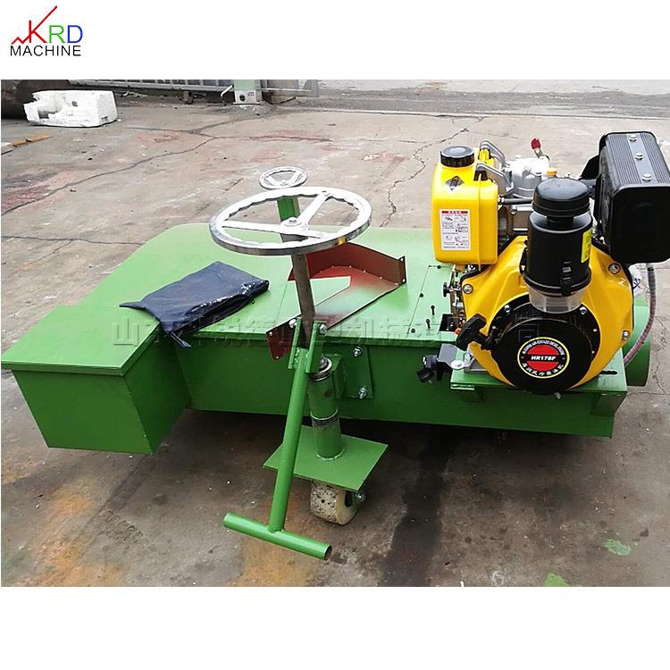 人造草坪草丝梳理机 圆筒形毛刷式刷草机 小型汽油座驾式梳草机