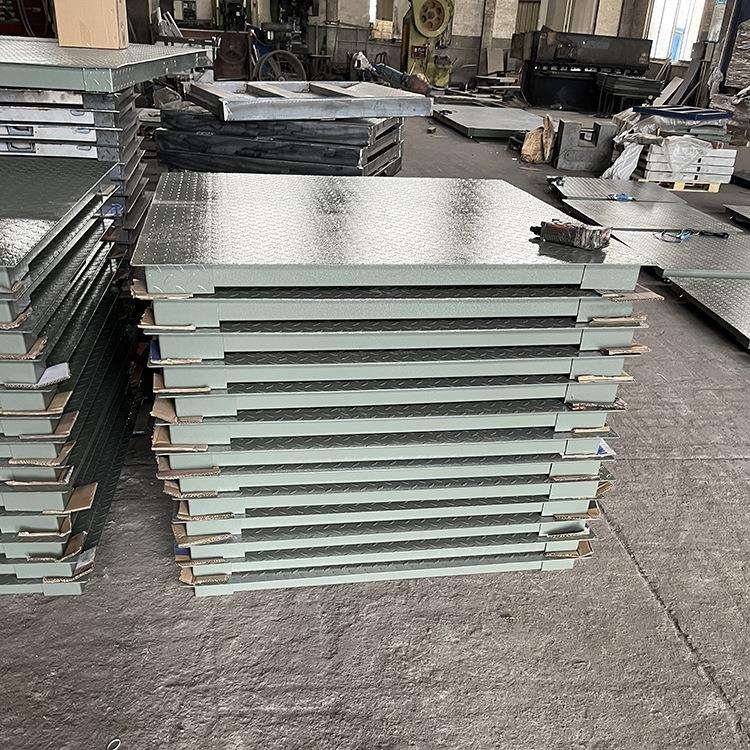 工厂直供出口地磅1.5*1.5m配单斜坡平台秤跨境出口英文地磅1-3吨