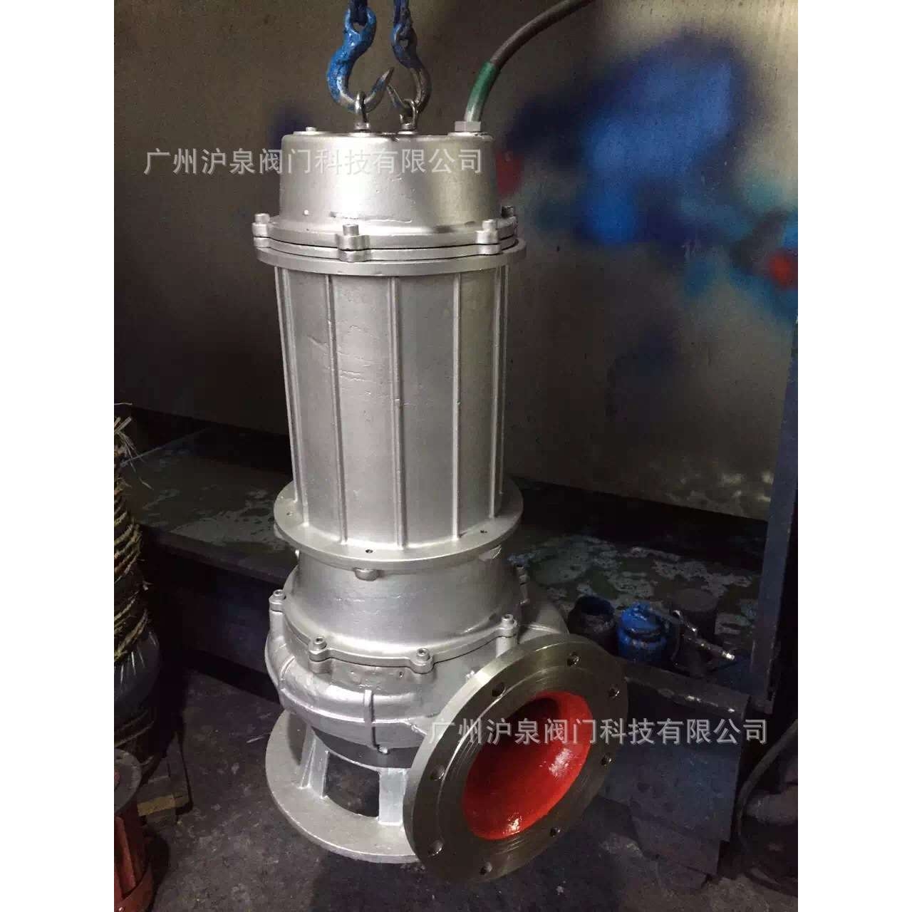 1.1KW全不锈钢排污潜水泵 工业耐腐蚀酸碱抽水泵 排污泵污水泵