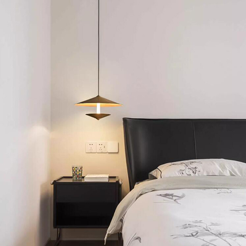 意式极简卧室床头小吊灯现代简约北欧设计师轻奢玄关书房餐厅灯具