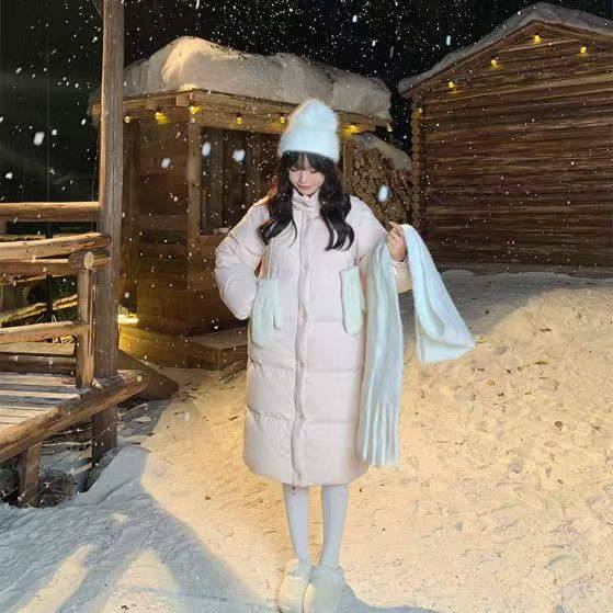 棉服女2025年新款韩系通勤时尚百搭休闲粉色拉链立领短款外套冬装