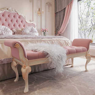 宫廷雕花实木公主床高端欧式 奢华法式 古典1.8m别墅主卧双人床婚床