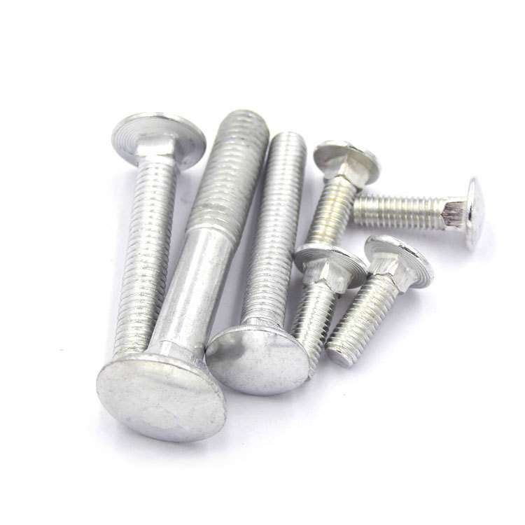 铁镀锌马车螺丝钉大半圆头方颈货架桥架连接螺栓M4M5M6M8M10M12