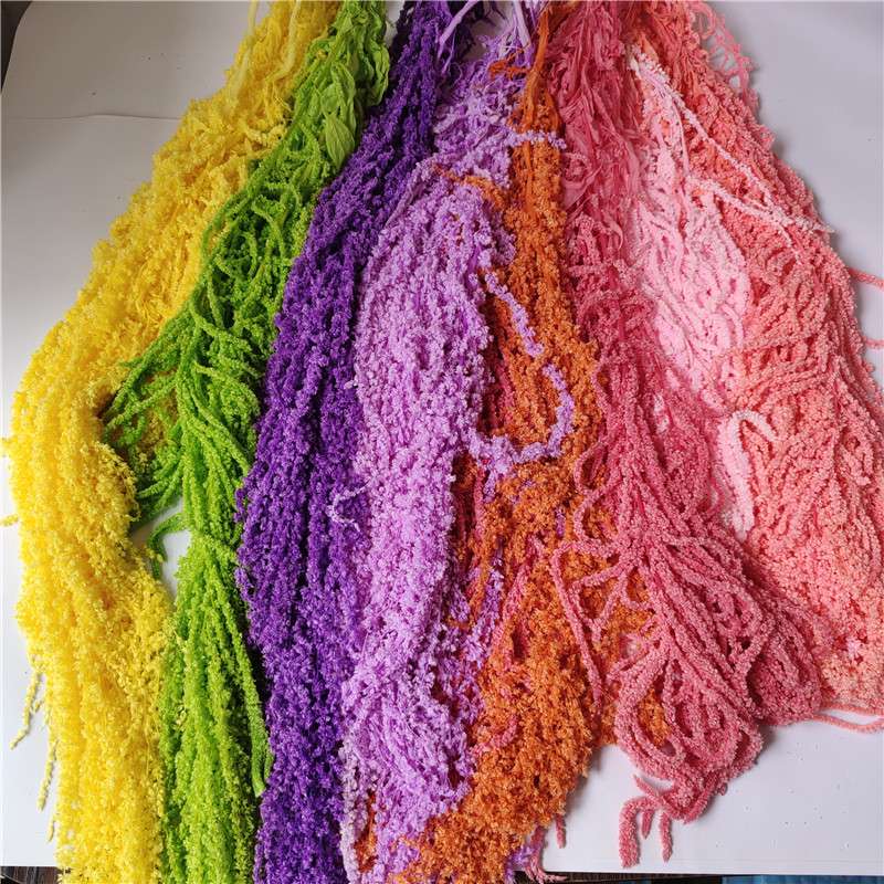 永生吊米花艺垂吊干花真花柔丽丝长穗软装婚礼布景婚庆现场布置