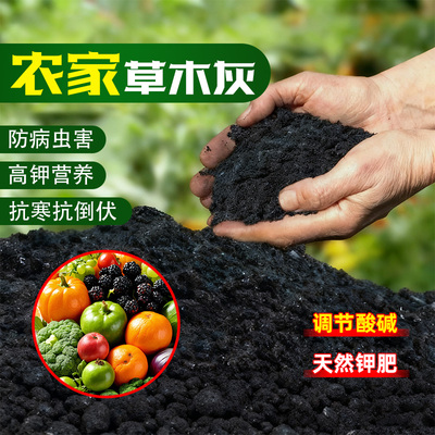 正宗草木灰种菜用的花肥料