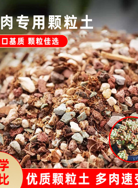 多肉颗粒土专用营养土泥炭土壤种植土肉肉叶插幼苗老桩纯颗粒花土