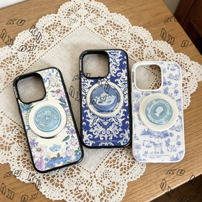 布里奇顿天地倾心适用于iphone苹果18promax手机壳17风言秘语16磁吸保护套复鸿银影15气囊手机桌面支架13/14