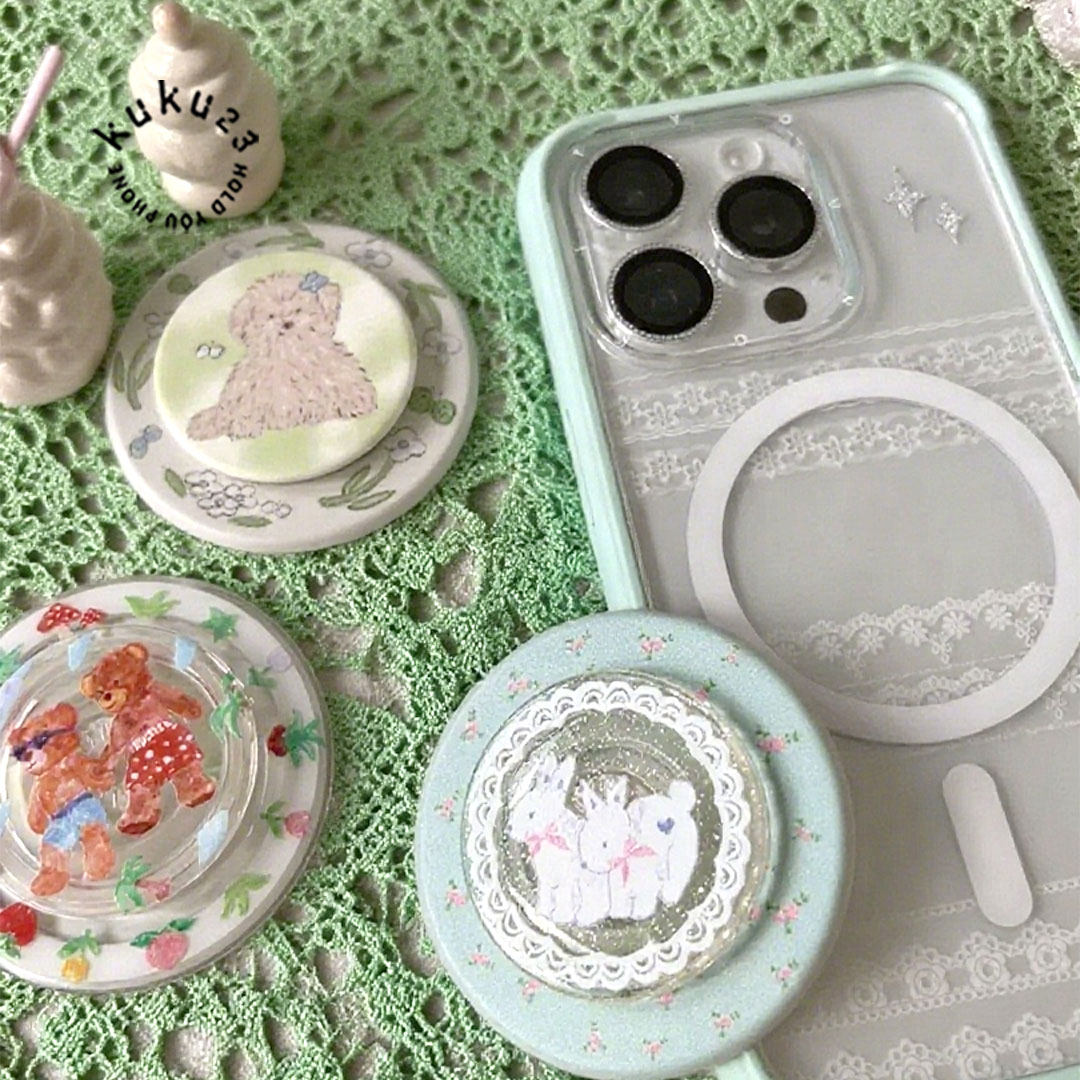 青青呼吸KK23小兔的梦气囊微风小狗手机支架磁吸泡泡pps晴天出