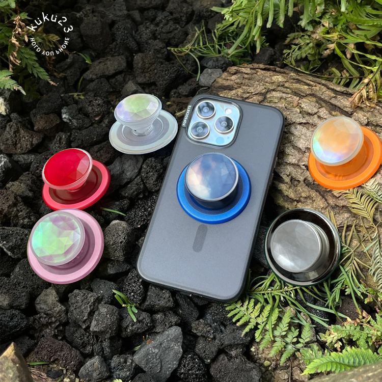 冰面-桌面手机支架气囊伸缩可替换KUKU帽磁吸magsafe泡泡