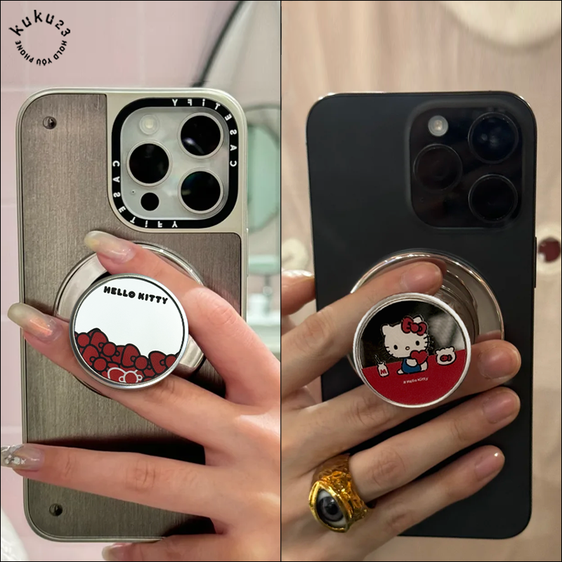 可以转的-转转零食天堂手机壳支架凯蒂猫气囊磁吸magsafe泡泡pps,3C数码配件,手机支架/手机座,淘宝优惠券,粉丝福利购,淘宝优惠卷