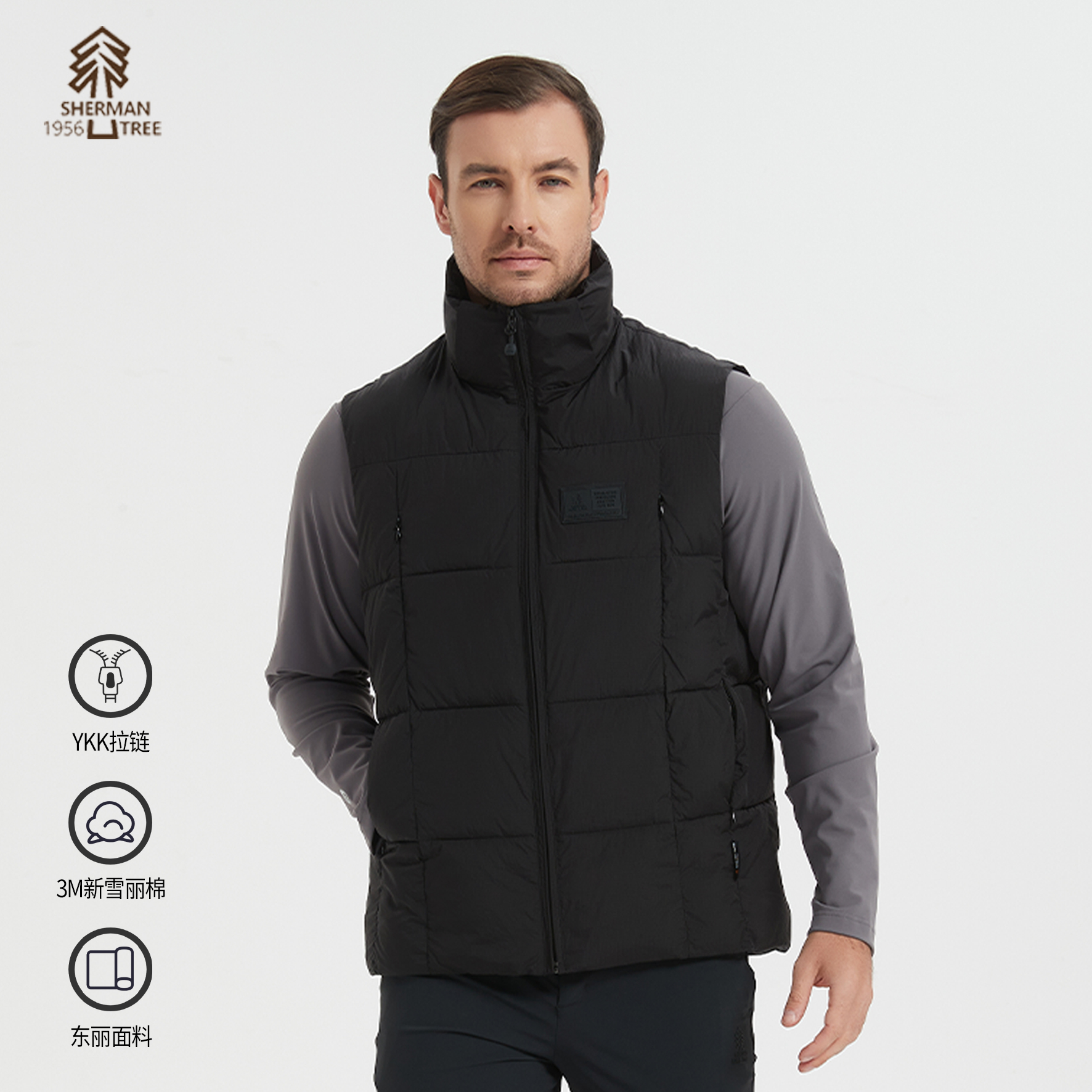 保暖马甲舍曼树舍曼树棉服