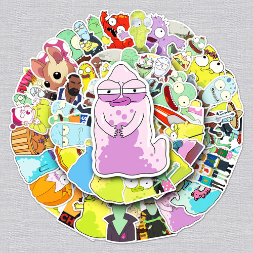 外星也难民美漫人物可爱贴纸