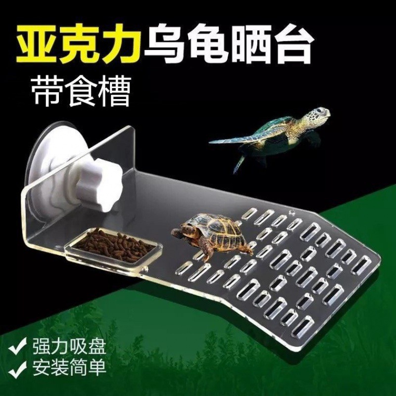亚克力乌龟晒台爬台晒背浮台