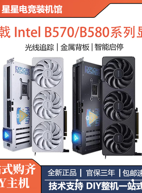 蓝戟Intel B570 10G B580 Photon 12GOC游戏视频剪辑电脑台式显卡
