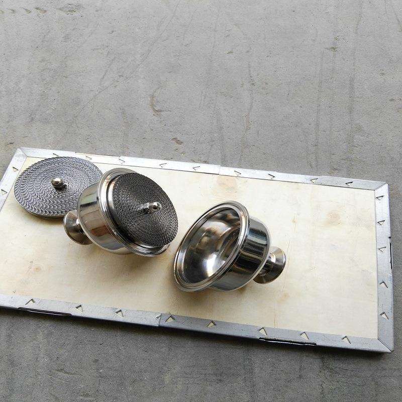 304卫生级不锈钢过滤器 生产内外抛光法兰过滤器