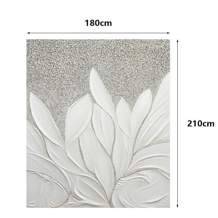 纯手绘油画抽象花卉超大幅装饰画玄关壁画客厅装饰画