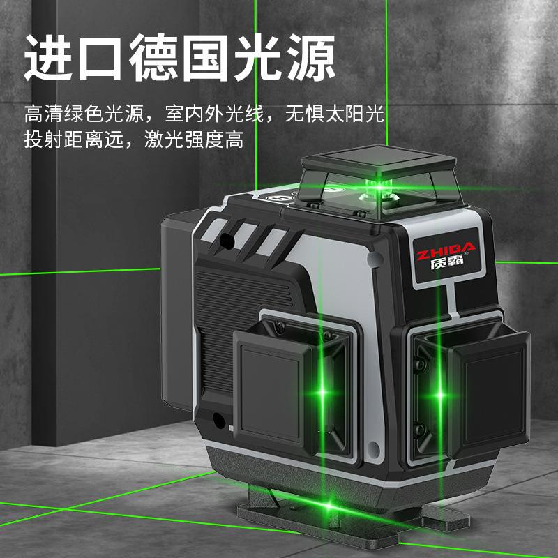 德国户外水平仪绿光12线强光细线16线高精度全自动红外线平水仪器