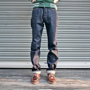 日本Studio D'Artisan小猪D1909复刻60S越战14OZ常规直筒牛仔裤
