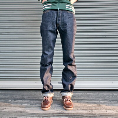 日本Studio D'Artisan小猪D1909复刻60S越战14OZ常规直筒牛仔裤