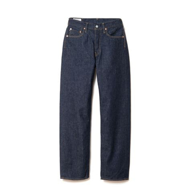日本Studio D'Artisan小猪D1890 13oz高腰宽松直筒牛仔裤