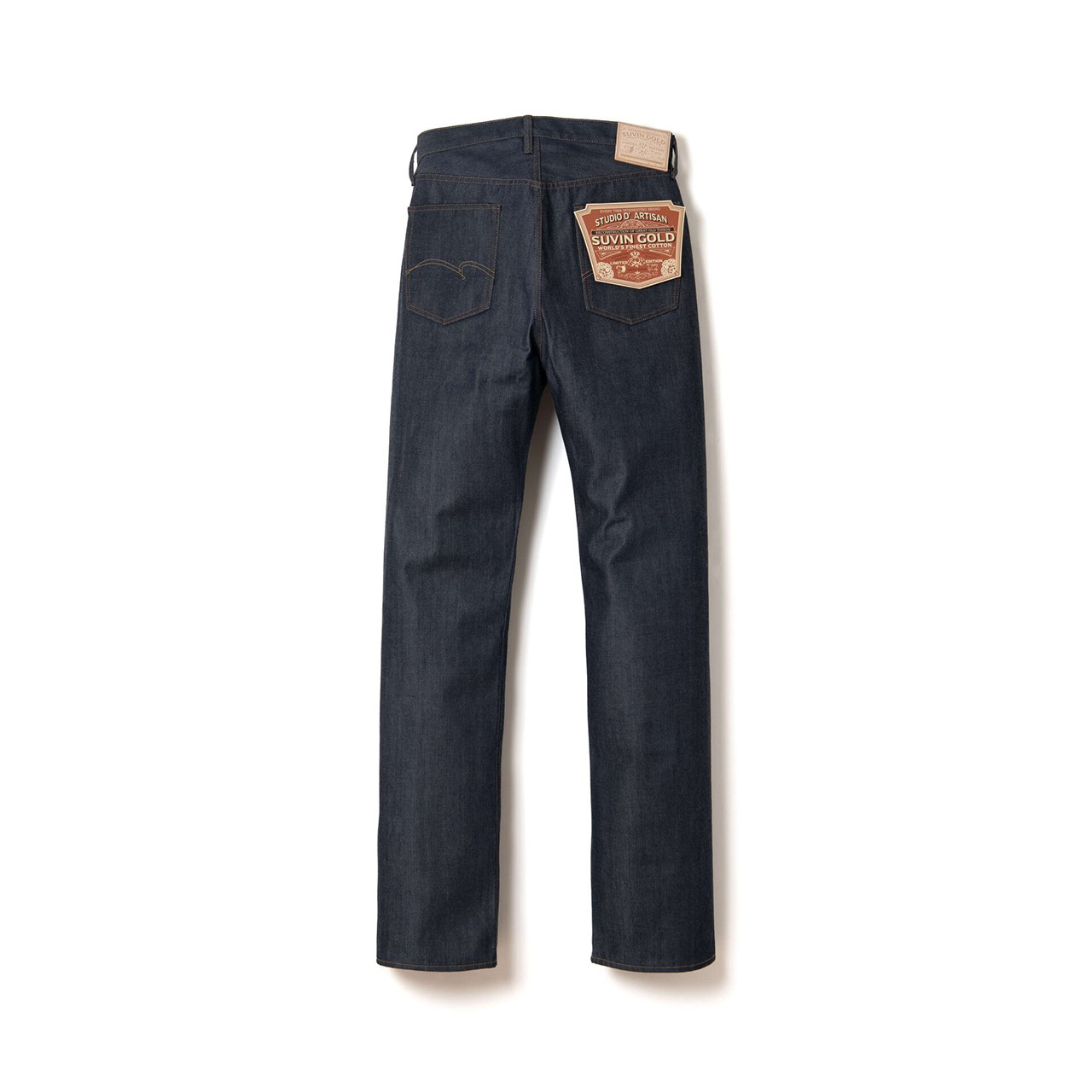 日本Studio D'Artisan小猪D1922苏文金棉限量粉耳宽松直筒牛仔裤,男装,牛仔裤,淘宝优惠券,粉丝福利购,淘宝优惠卷