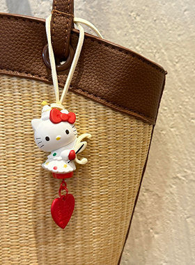 Hollekitty猫汽车挂件女车载后视镜可爱挂饰车内高颜值装饰品吊坠