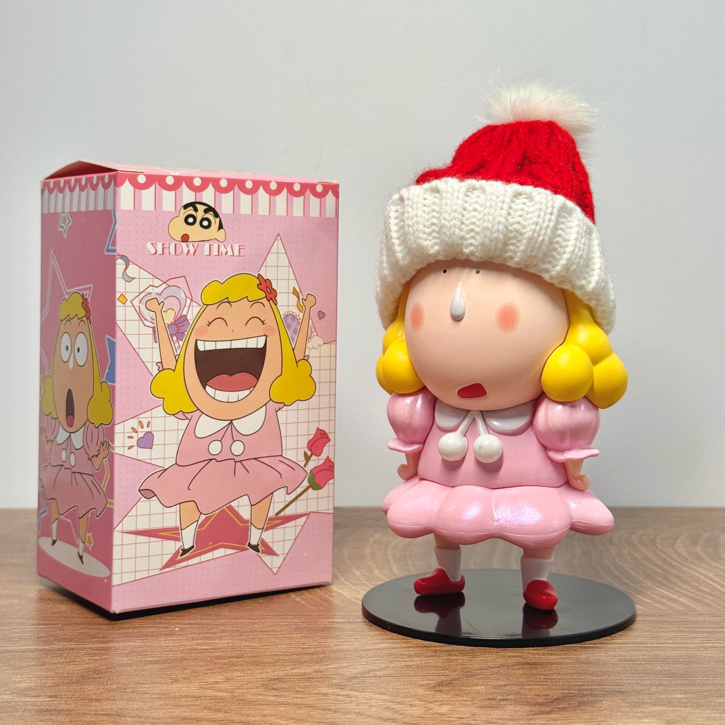 蜡笔小新圣诞美少女阿呆手办创意卡通车载摆件呆萌生日礼物送朋友