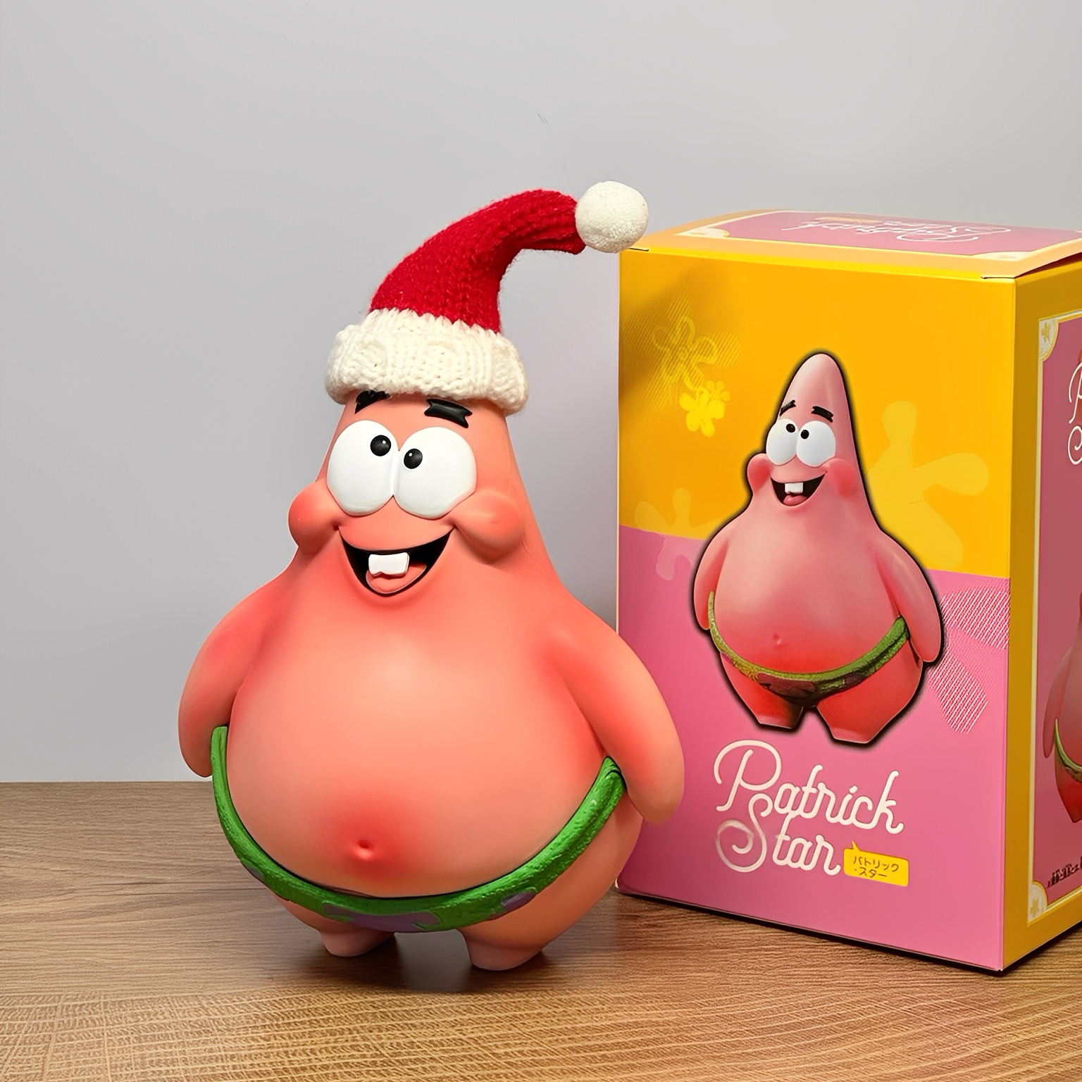 圣诞限定派大星手办圣诞帽创意桌面摆件卡通周边公仔礼物送女朋友