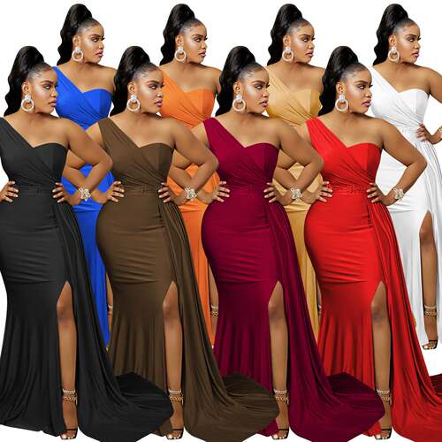 New African women's clothing Party Dress Female Pleated