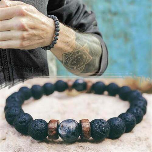 Men Bracelet Natural Moonstone Bracelets Men Jewelry gift