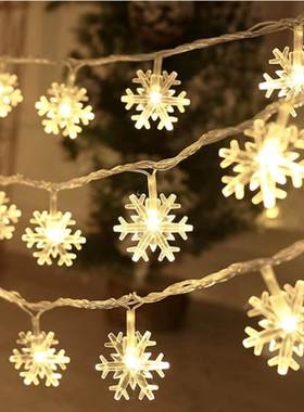 Snowflake LED Lights Christmas Decoration Home Xmas Tree Han