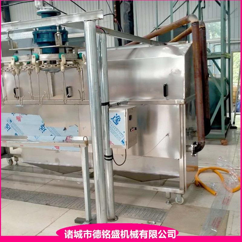 济宁炸鸡流水线吊挂式扒鸡上糖色油炸生产线扒鸡油炸设备