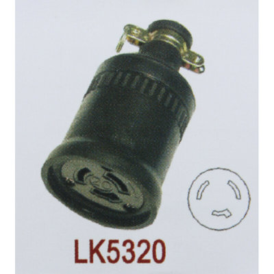 LKEW台湾隆光LK8320防水工业插头LK6320 20A 250V公母插座连接件