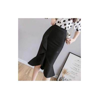 半裙中长裙子女包韩臀裙不规YBD则款鱼身尾裙春装显瘦女装版新款