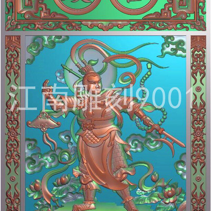 精雕图作图洋花接图玉雕制图石雕做图佛像观音画图花鸟灰度图五金