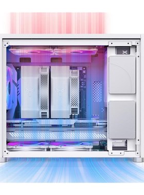 D30白色黑色h银色ITX支持240水冷紧凑台式机机箱D31 副屏版