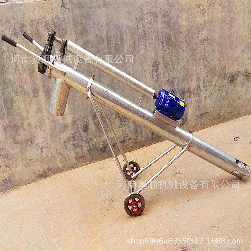 移动式干湿两用抽粪机 养殖场动物粪便抽粪机 全自动螺旋吸粪机