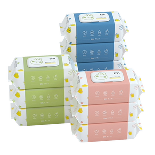 湿巾纸大包家用婴儿新生宝宝幼儿童手口屁屁家庭湿纸巾实惠装成箱