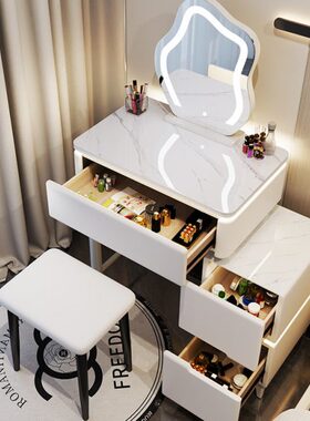 现代简约主卧cm卧室奶油风202460新款小户型梳妆台书桌年一体化妆