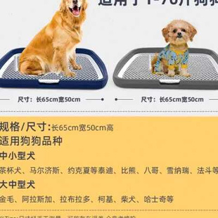 可拆洗宠物专用狗尿便盆防踩屎尿 狗厕所大型犬小型犬中型犬平板式