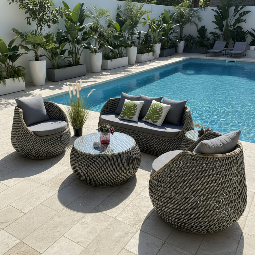 户外休闲藤椅别墅阳台藤编沙发庭院防水防晒设计师款室外家具组合,鲜花速递/花卉仿真/绿植园艺,其它园艺用品,淘宝优惠券,粉丝福利购,淘宝优惠卷