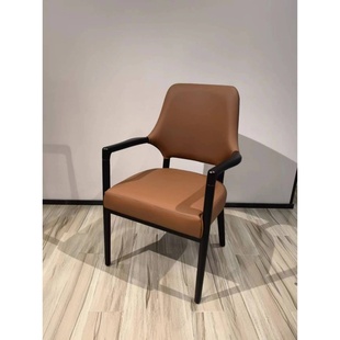 0BDM118 餐桌椅餐厅椅酒店包厢咖啡厅会 北匠实木餐椅靠背北欧意式