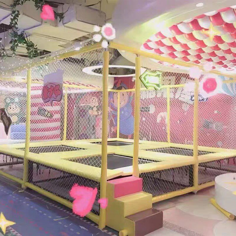 幼儿园蹦床室外儿童游乐设备游乐园广场成人户外大型粘粘乐蹦蹦床