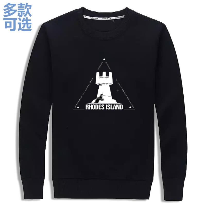 方舟标logo标符号长袖外套志绒加厚加圆领套图头卫衣上RIG衣长袖