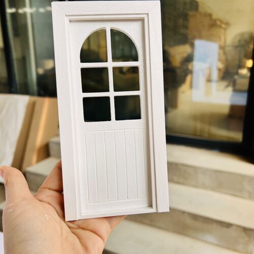 12:1门窗模型娃屋制作装修diRy手工场景模型
