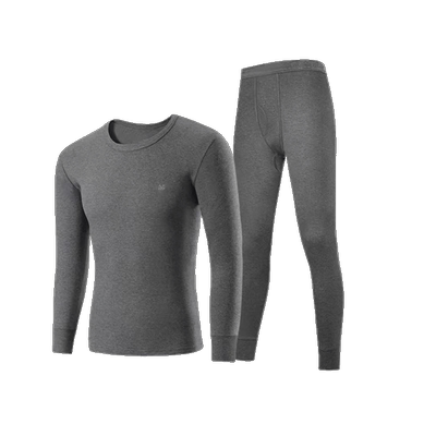 纯棉秋衣秋裤恒源祥7A抗菌男士