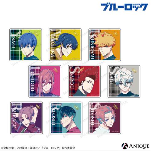 现货ANIQUE蓝色监狱第3弹迷你亚克力砖盲盒盲抽随机发货