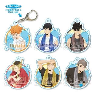 现货Bellhouse排球少年泳池大扫除盲盒亚克力挂件