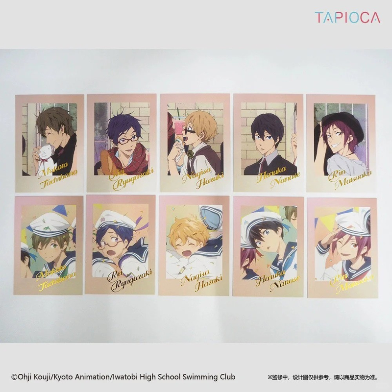 TAPIOCA FREE 男子游泳部 FREE 仿拍立得小卡盲抽【1盒10入】